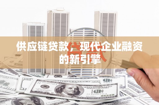 田阳供应链贷款，现代企业融资的新引擎