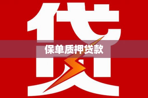 田阳保单质押贷款