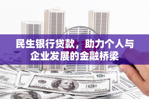 田阳民生银行贷款，助力个人与企业发展的金融桥梁