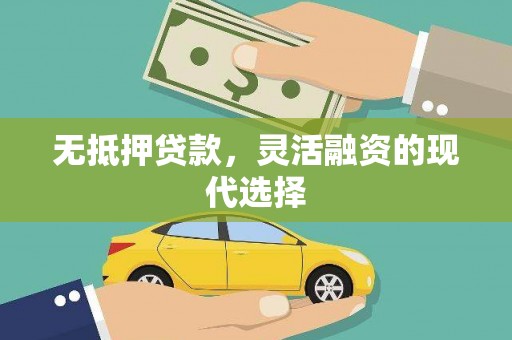 田阳无抵押贷款，灵活融资的现代选择