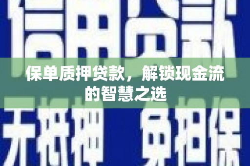 田阳保单质押贷款，解锁现金流的智慧之选