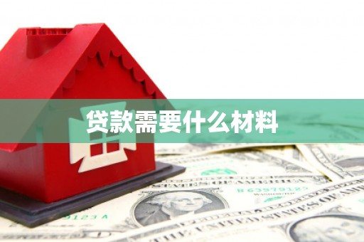 田阳贷款需要什么材料