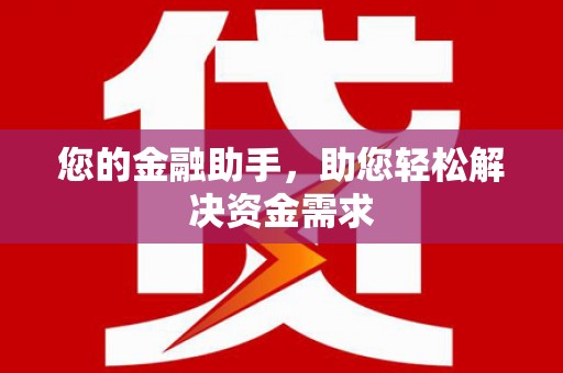 田阳您的金融助手，助您轻松解决资金需求